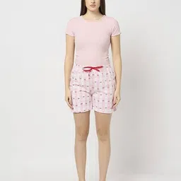 yousta Women All-Over Print Regular Fit Shorts image 5