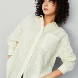 max Women Seersucker Shirt image 5