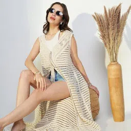 showoff Woman Self-design Shrug image 5