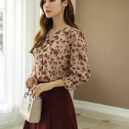 gg style Women Self-design Top image 5