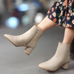 carlton london Women Mid-Calf Boots with Synthetic Upper image 5