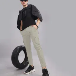 ragzo Men Slim Fit Cargo Pants image 5