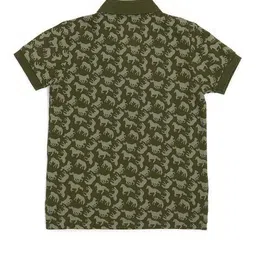 u.s. polo assn. Boys Graphic Print Regular Fit Polo T-Shirt image 5