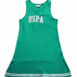 u.s. polo assn. Girls Typographic A-line Dress image 5