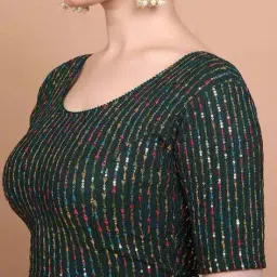 salwar studio Women Embroidery Blouse image 5