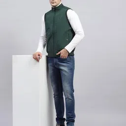 monte carlo Men Regular Fit Reversible Puffer Jacket image 5