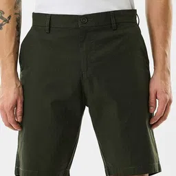 snitch Men Mid-Rise City Shorts with Elasticated Waist image 5