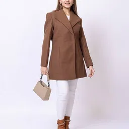 club york Women Regular Fit Peacoat Jacket image 5