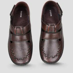 ezok Men Sandals with Leather Upper image 5