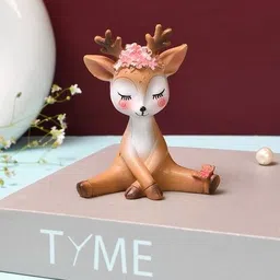 tayhaa Multicolour Fairy Garden Miniature Deer  image 5