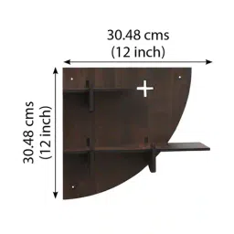 random Set of 4 Textured Wall Shelf with Manual Instruction image 5