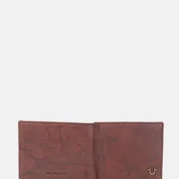 true religion Leather Bi-Fold Wallet with Logo Accent image 5