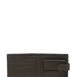 teakwood leathers Men Log Embossed Bi-Fold Wallet image 5