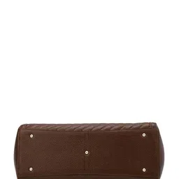 da milano Women Striped Shoulder Bag with Adjustable Chain Strap image 5