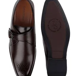 louis stitch Men Square-Toe Monks with Buckle Fastening image 5