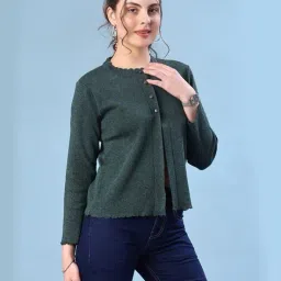 v-mart Women Round-Neck Button-Down Cardigan image 5