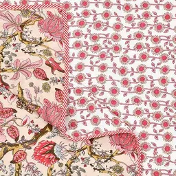 jaipur fabric Floral Print Cotton Double Dohar image 5