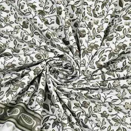 jinaya's 210 TC Jaipuri Printed King Size Bedsheet with Pillow Covers Set image 5