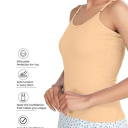 alba Pack of 3 Round-Neck Camisoles image 5