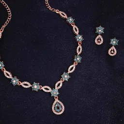 brado jewellery Women Fusion Necklace And Earrings Set image 5