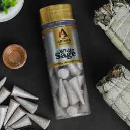 the aroma factory Pack Of 5 Incense Dhoop Cones Set with Holder  image 5