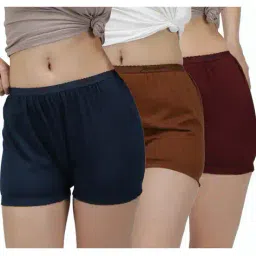 amul comfy Women Pack of 3 Boyshorts with Elasticated Waist image 5