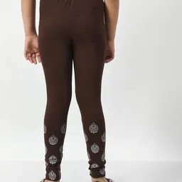 pixie n prince  Girls Pack of 5 Floral Print Leggings image 5
