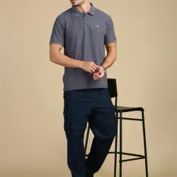 lux parker  Men Cotton Lounge Polo T-shirt image 5