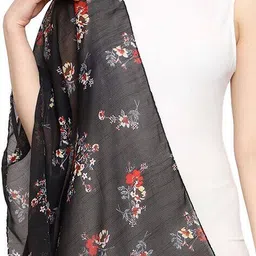 stole villa Women Floral Cotton Scarf image 5