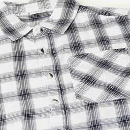 max Boys Checked Oversized Fit Shirt image 5