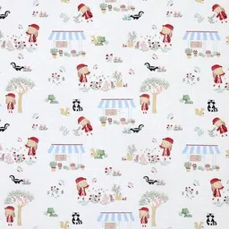 haus & kinder 210 TC Printed Single Bedsheet with Pillow Cover image 5