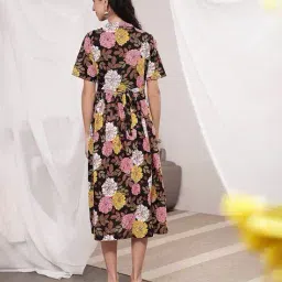 zelena Women Printed A-Line Dress image 5