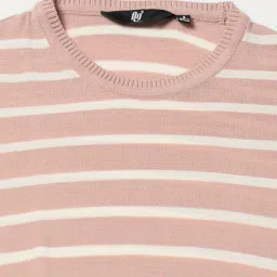 fig Women Striped Slim Fit Sweater image 5
