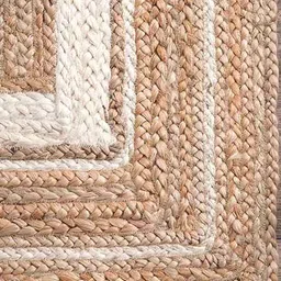 habere india Hand Woven Jute Carpet & Rugs 5'' x 8'' image 5