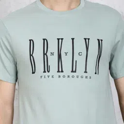 Shein Short Sleeve Typographic Chest Print Crew Tshirt image 5