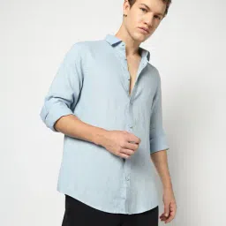 armani exchange Men Full Sleeves Essentials Shirt image 1