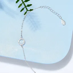 Accessorize London Women Crystal Studded Pave Cut Out Circle Bracelet-picture-34