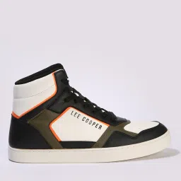 lee cooper Men Mid-Top Lace-Up Sneakers image 1