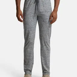 jockey Men SP27 Super Combed Cotton Rich Slim Fit Trackpants with Zipper Pockets and Stay Fresh Treatment image 1