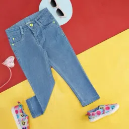 pantaloons junior Girls Mid-Rise Slim Fit Jeans image 1