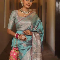 indie picks Stylish Traditional Saree image 1