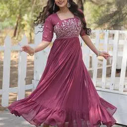 wedani Women Embroidered Flared Kurta-picture-50