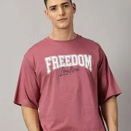 the hollander Men Typographic Print Drop Shoulder Oversized Cotton T-Shirt-picture-52