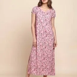 van heusen Women Floral Print Nightie-picture-32