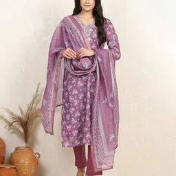 biba Women Floral Unstitched Dress Material-picture-24