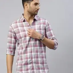 british club Men Checked Slim Fit Shirt-picture-24