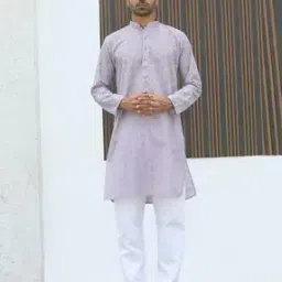 kraft india Men Embroidered Regular Fit Long Kurta-picture-31