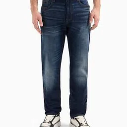 armani exchange Men Lightly Washed J16 Straight Fit Jeans-picture-28
