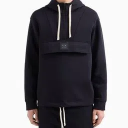 armani exchange Men Boxy Fit Sweatshirt with Brand Print-picture-39