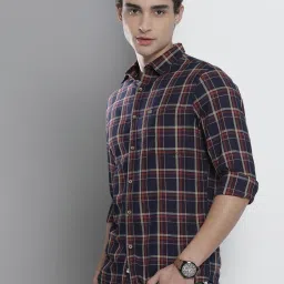 the indian garage co Checked Shirt with Patch Pocket image 1